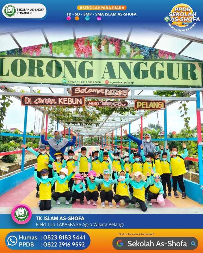 Belajar Asik di Alam Terbuka: Keseruan Field Trip TK Islam As-Shofa ke Agro Wisata Pelangi