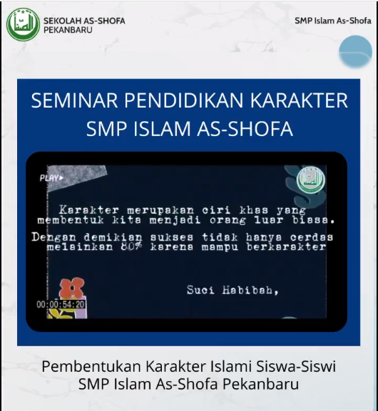 Seminar Pendidikan Karakter Islami